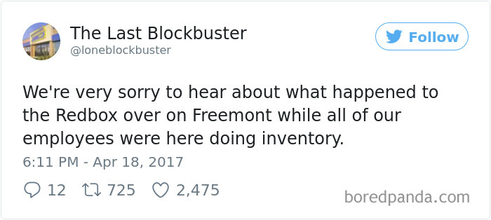 The Last Blockbuster Tweets