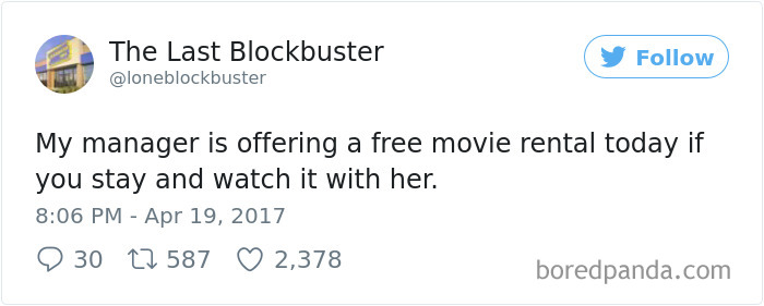 The Last Blockbuster Tweets