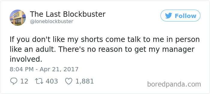 The Last Blockbuster Tweets