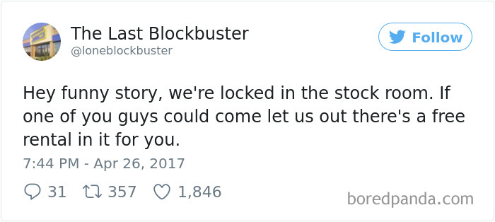 The Last Blockbuster Tweets