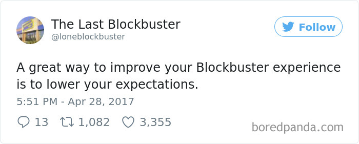 The Last Blockbuster Tweets