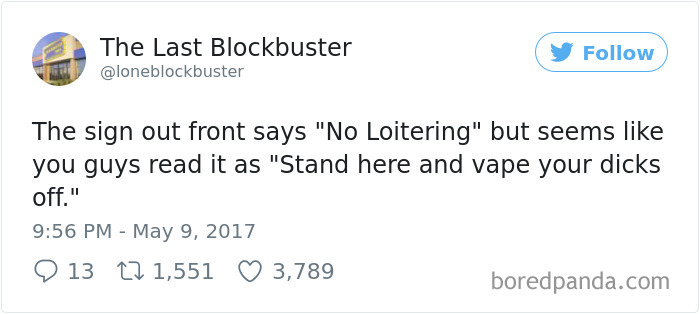 The Last Blockbuster Tweets