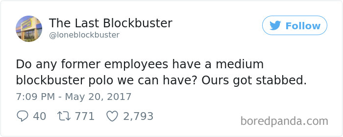 The Last Blockbuster Tweets