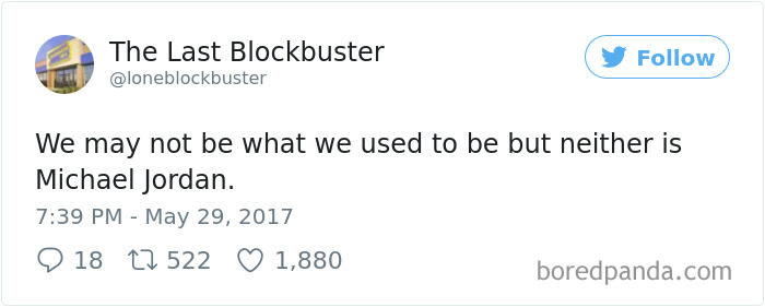 The Last Blockbuster Tweets