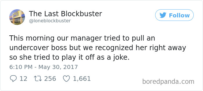 The Last Blockbuster Tweets