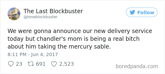 The Last Blockbuster Tweets