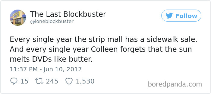 The Last Blockbuster Tweets