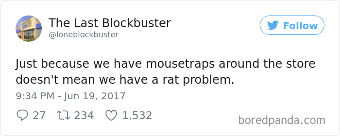 The Last Blockbuster Tweets