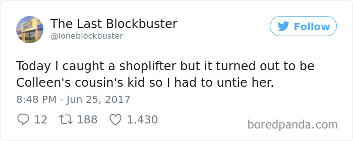 The Last Blockbuster Tweets