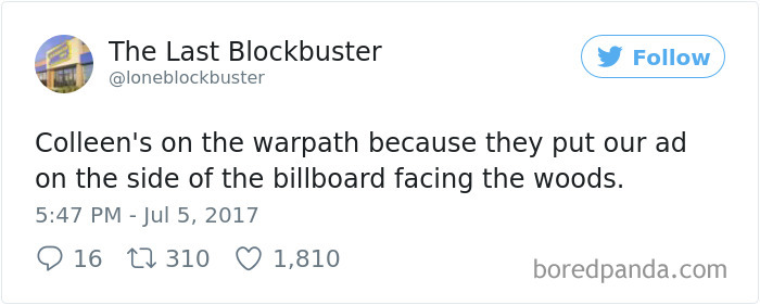 The Last Blockbuster Tweets
