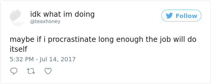 Funny-procrastination-tweets
