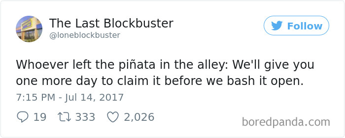 The Last Blockbuster Tweets