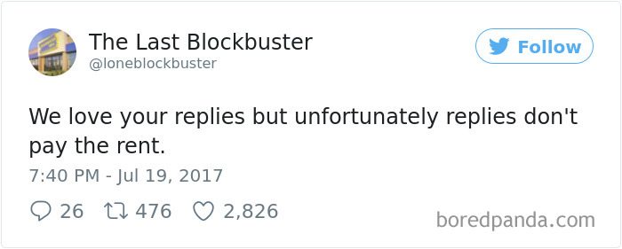 The Last Blockbuster Tweets