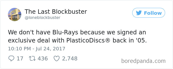 The Last Blockbuster Tweets