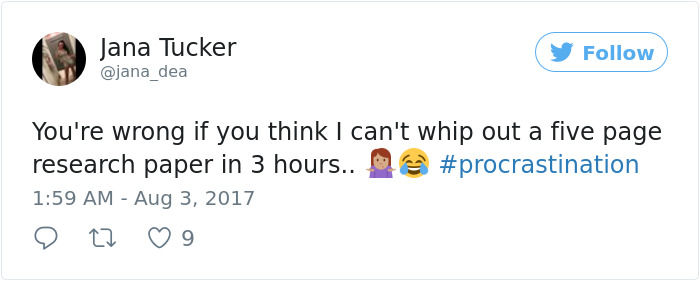 Funny-procrastination-tweets