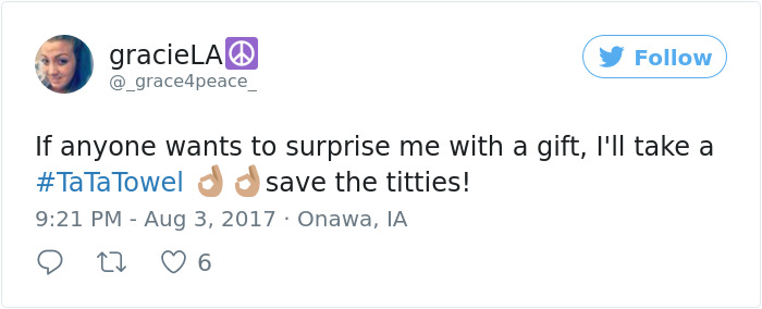 Ta-Ta Towels For Boobs Are A Thing Now, And It's A Woman's Dream Come True