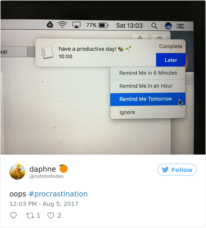 Funny-procrastination-tweets