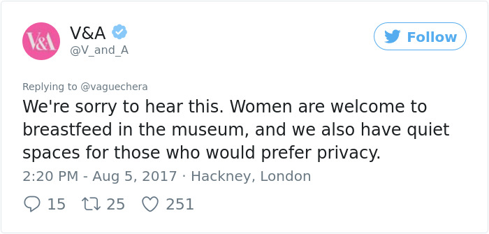 Museum Asks Breastfeeding Mom To Cover Her Nipple, And Now They Wish They Hadn't Museum Asks Breastfeeding Mom To Cover Her Nipple, And Now They Wish They Hadn't