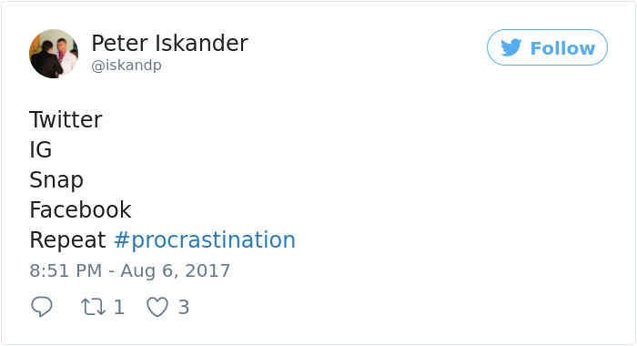 Funny-procrastination-tweets
