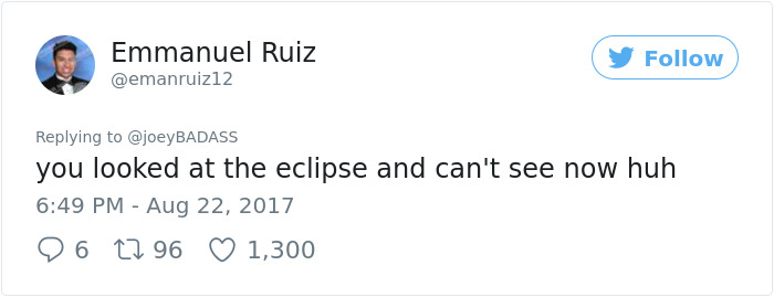 Rapper Says That He Won’t Go Blind By Looking Directly At Solar Eclipse, Regrets It Immediately Rapper Says That He Won’t Go Blind By Looking Directly At Solar Eclipse, Regrets It Immediately
