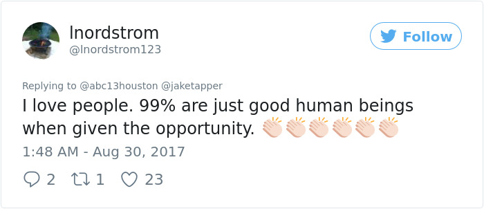 The Story Behind This Viral Pic Of Human Chain In Houston Will Restore Your Faith In Humanity The Story Behind This Viral Pic Of Human Chain In Houston Will Restore Your Faith In Humanity