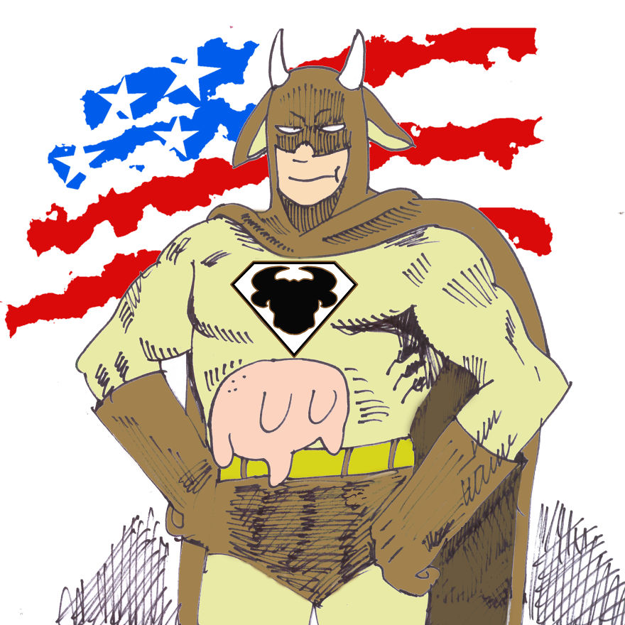 My Superhero Is Udderly Amazing