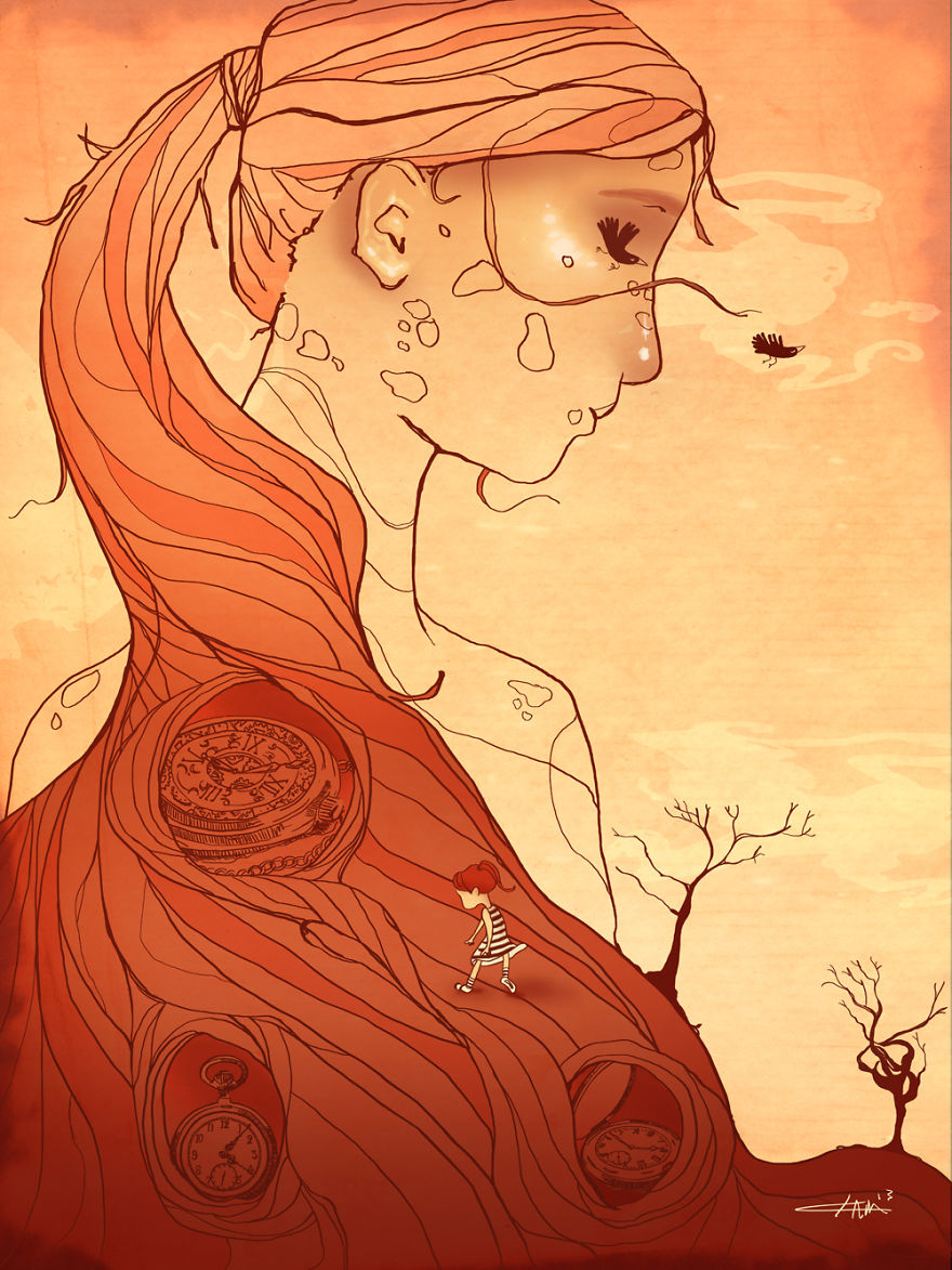 I Document The Progression Of My Rare Disease In Heartbreaking Illustrations I Document The Progression Of My Rare Disease In Heartbreaking Illustrations