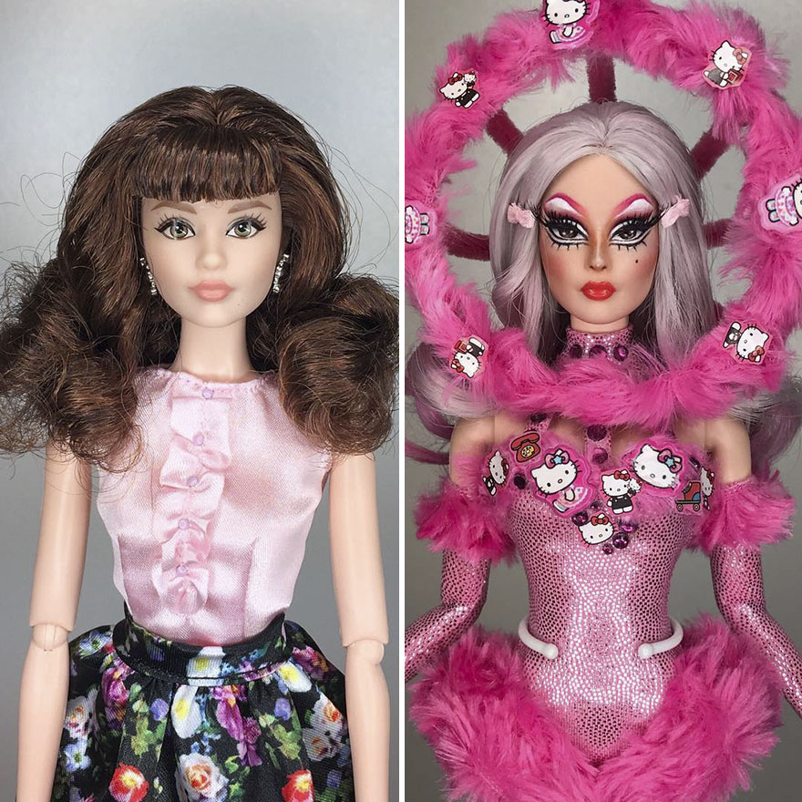 This Artist Turned Barbie Dolls Into Drag Queens From RuPaul’s Drag Race This Artist Turned Barbie Dolls Into Drag Queens From RuPaul’s Drag Race