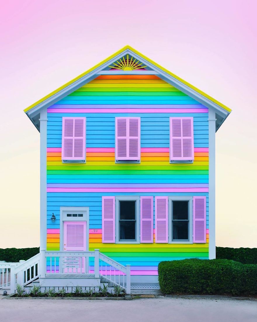 New York Artist Covers Everything In Rainbow Colors Gets Amazing Results.