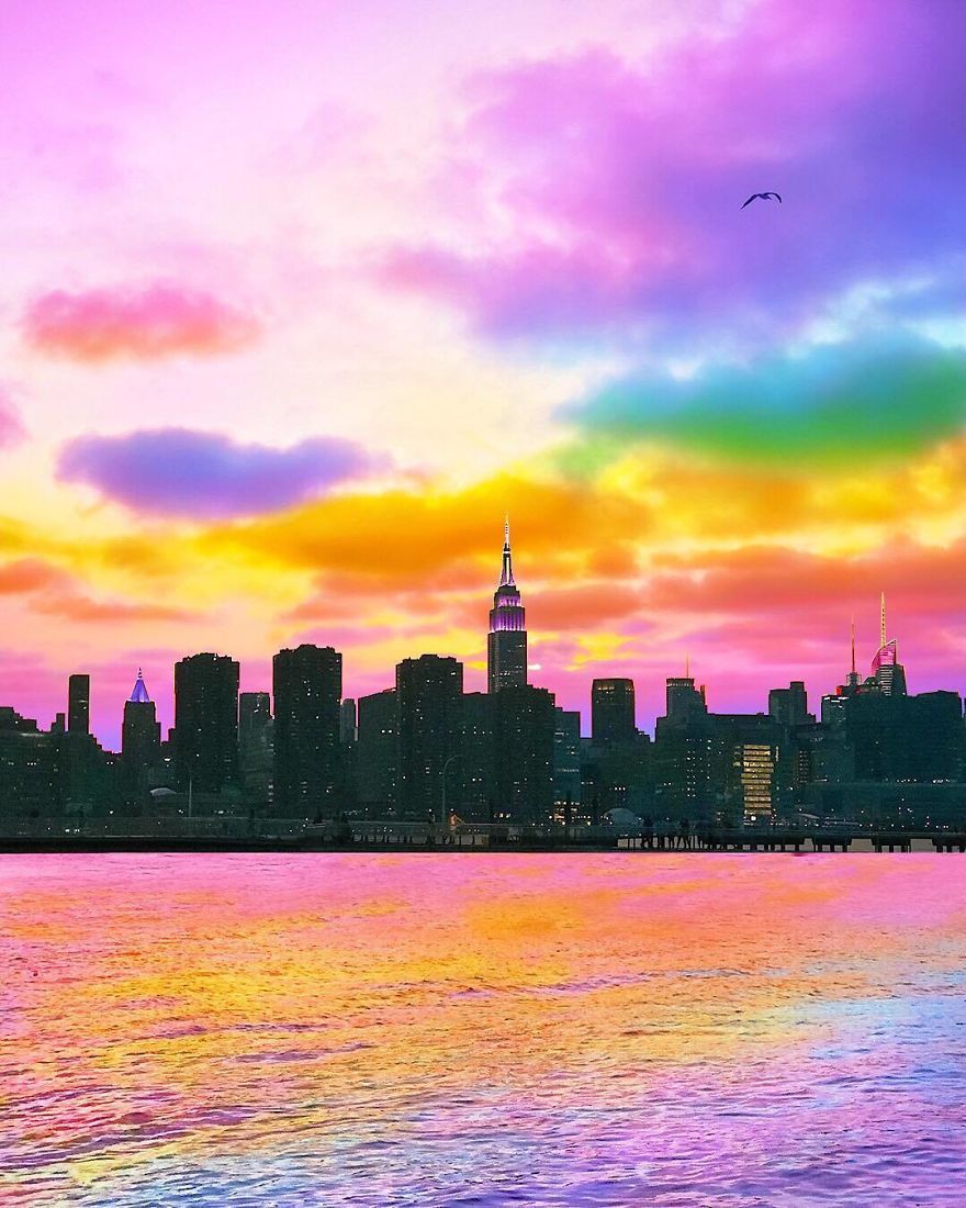 New York Artist Covers Everything In Rainbow Colors Gets Amazing Results.