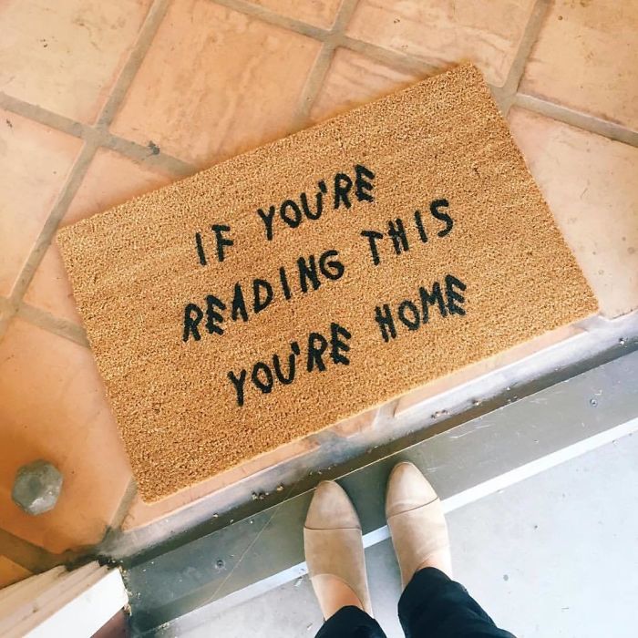 Creative Door Mat