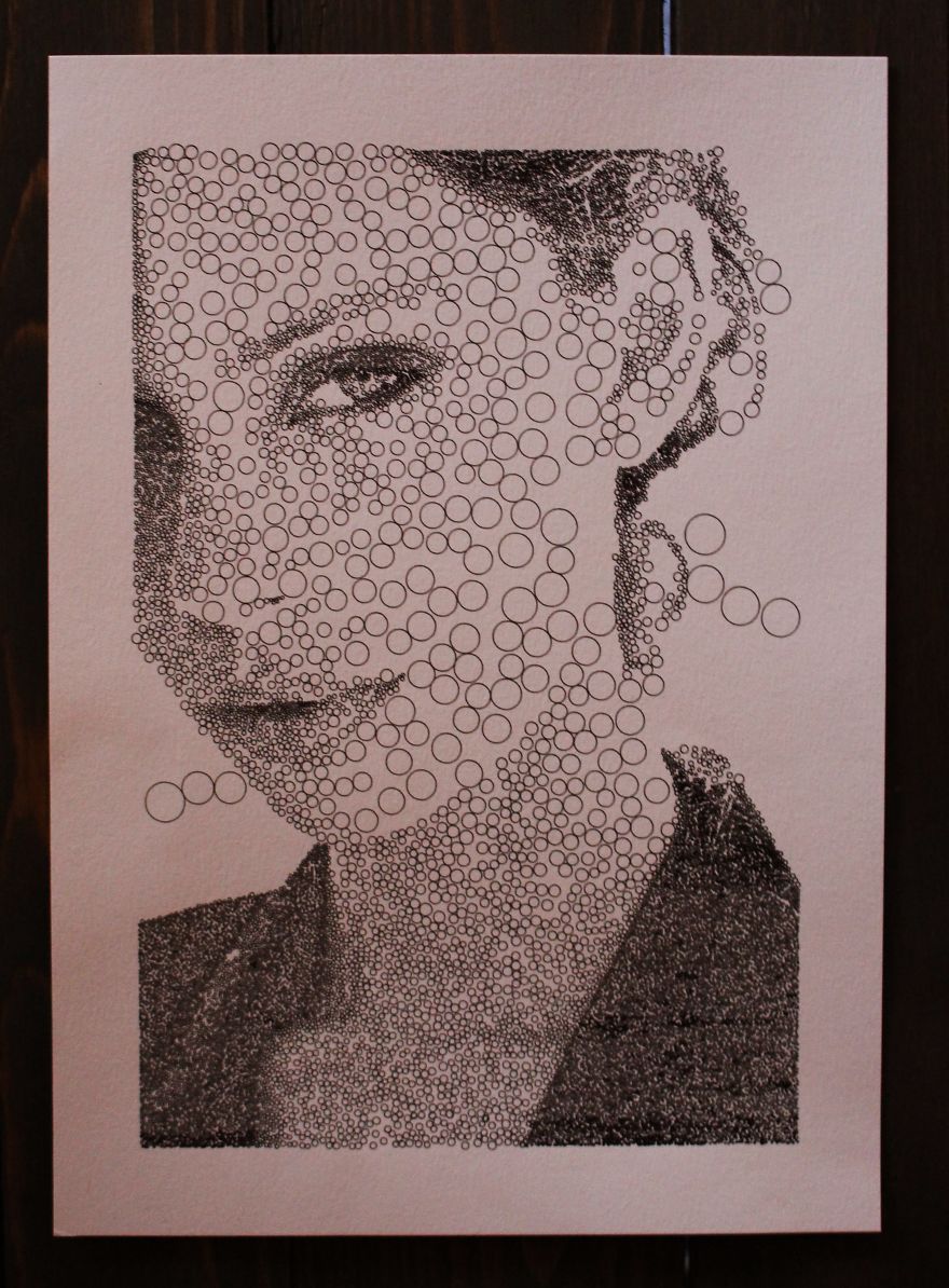 I Programmed A Pen Plotter To Draw Portraits With Circles And Triangles I Programmed A Pen Plotter To Draw Portraits With Circles And Triangles