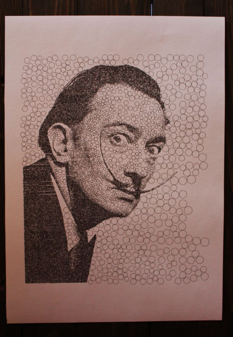 I Programmed A Pen Plotter To Draw Portraits With Circles And Triangles I Programmed A Pen Plotter To Draw Portraits With Circles And Triangles
