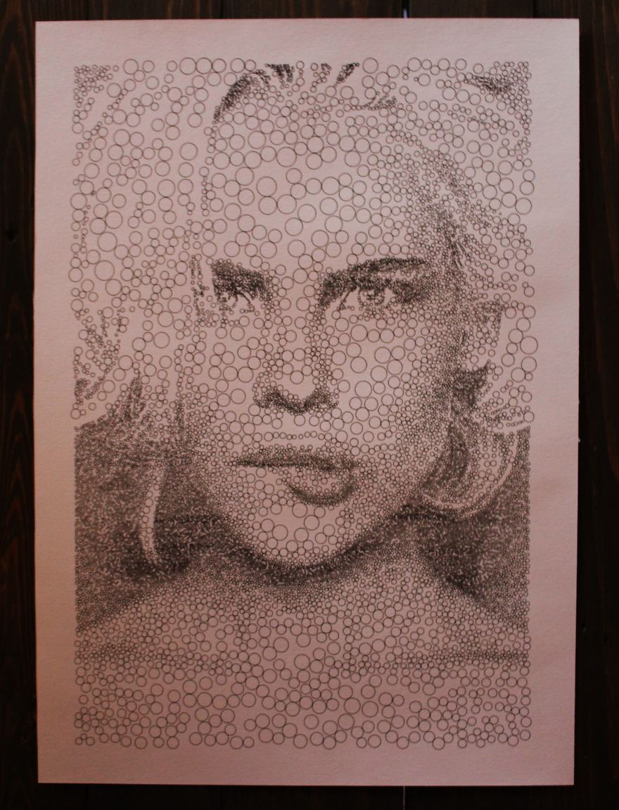 I Programmed A Pen Plotter To Draw Portraits With Circles And Triangles I Programmed A Pen Plotter To Draw Portraits With Circles And Triangles