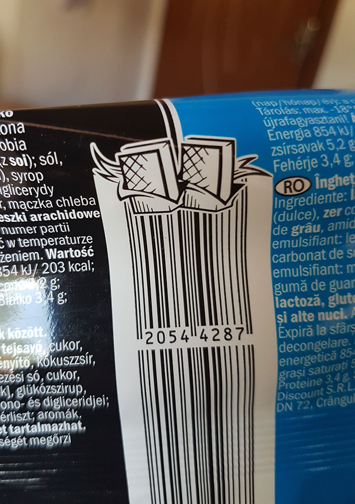 Ice Cream Sandwich Barcode