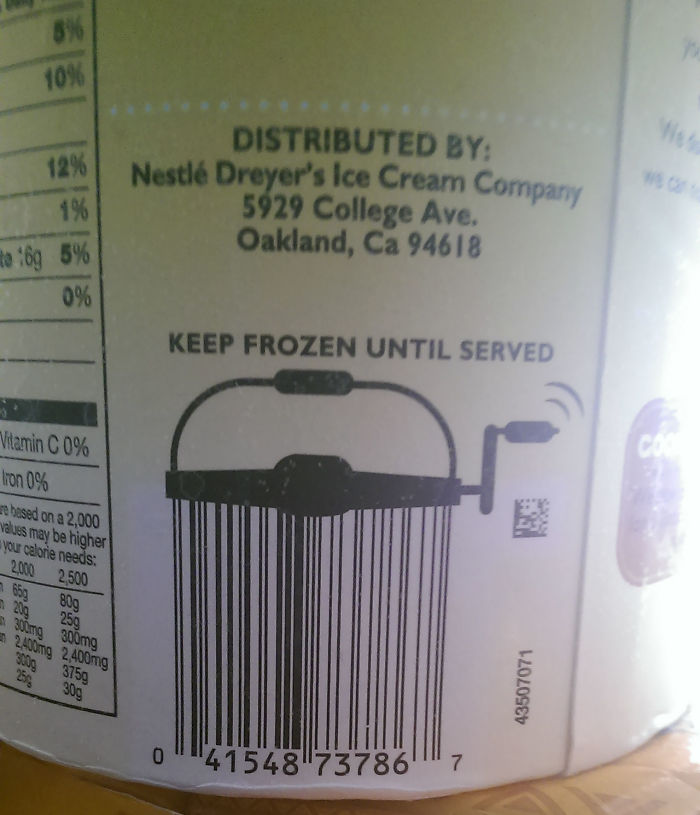 Edy's Ice Cream Has A Mildly Interesting Barcode