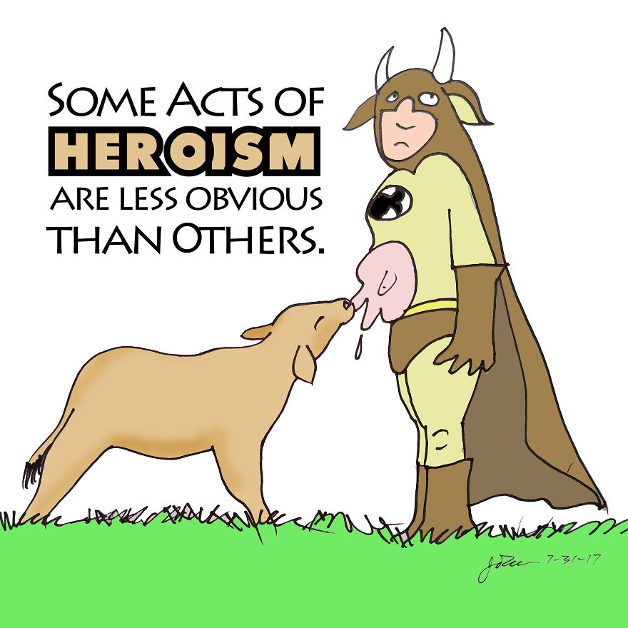 My Superhero Is Udderly Amazing