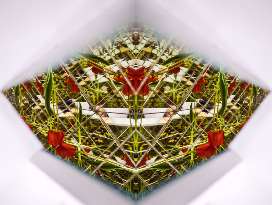 Reflections – I Played With Mirrors To Create Abstract Geometric Views Reflections – I Played With Mirrors To Create Abstract Geometric Views