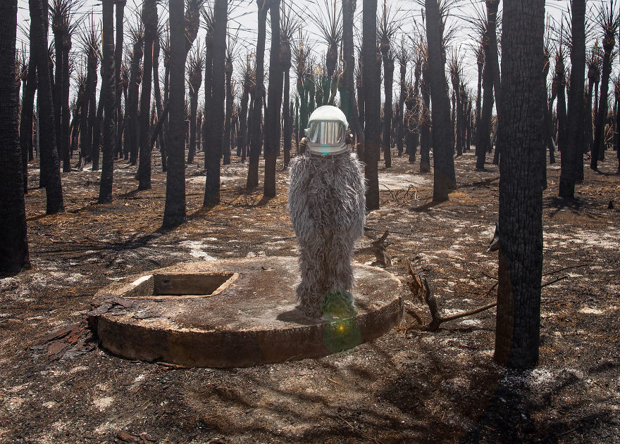 I Created Space-Age Bigfoot Costume For Summer Road Trip Project