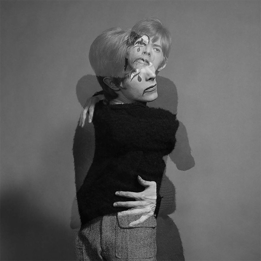 Never-Before-Seen Photos Of 20-Year-Old David Bowie Posing For His Debut Album Cover In 1967 