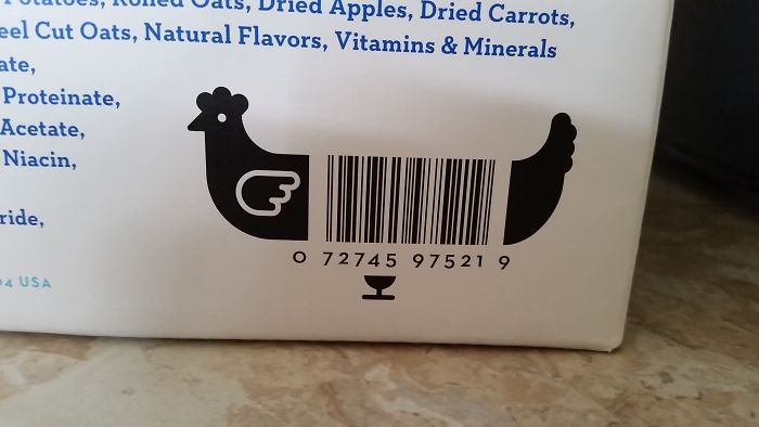 The Bar Code On Dog Food Is Some Kind Of Dachshund Chicken Hybrid