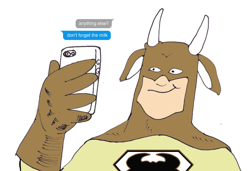My Superhero Is Udderly Amazing