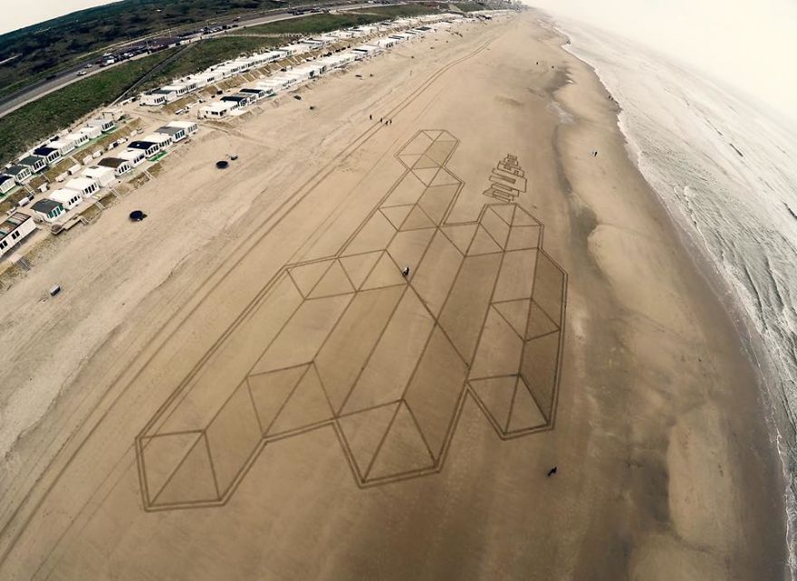 Dutch Beach Art