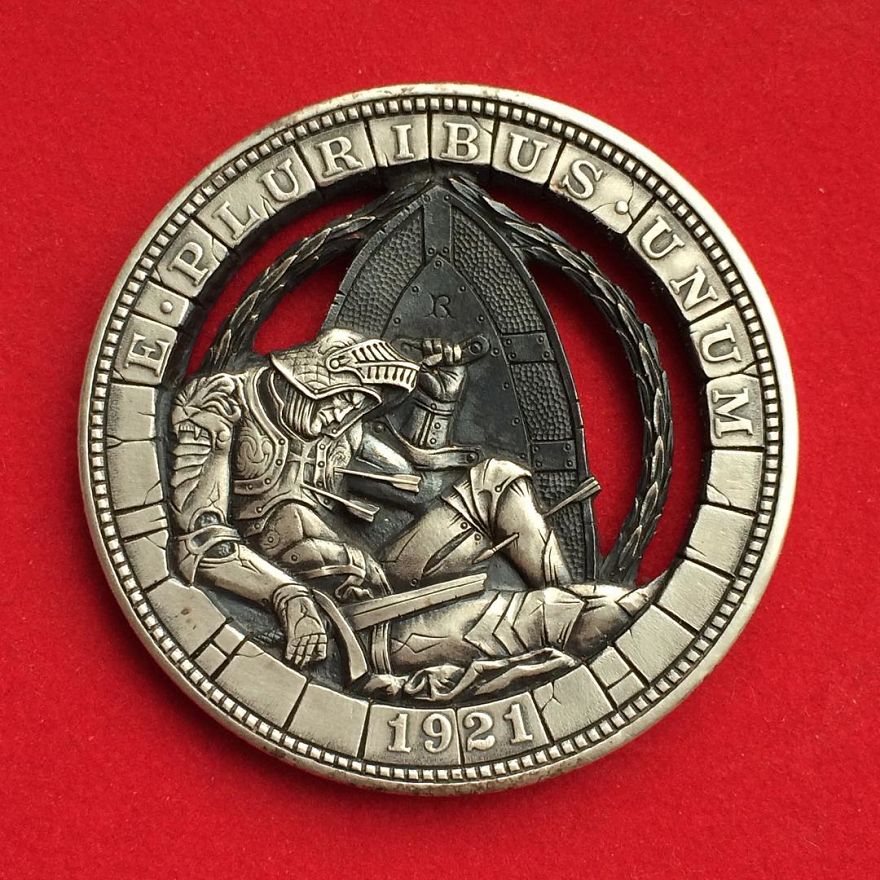 Extraordinary Coins Sculpted By Roman Booteen