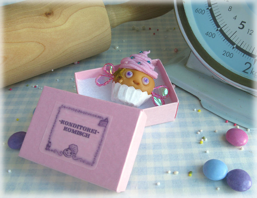 I Make Silly Pun Inspired Polymer Clay Cake And Confectionery Jewellery