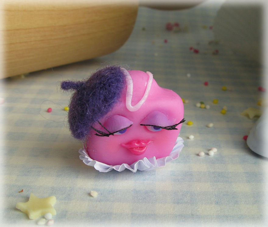 I Make Silly Pun Inspired Polymer Clay Cake And Confectionery Jewellery