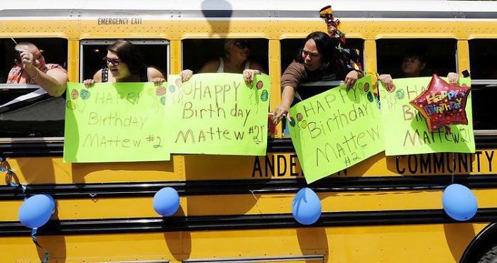 Gang Of Bikers Show Up For Autistic Man’s Birthday Going Viral Gang Of Bikers Show Up For Autistic Man’s Birthday Going Viral