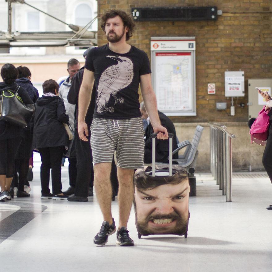 Never Lose Your Suitcase Again Thanks To These Slightly Scary Personalised Baggage Covers Never Lose Your Suitcase Again Thanks To These Slightly Scary Personalised Baggage Covers