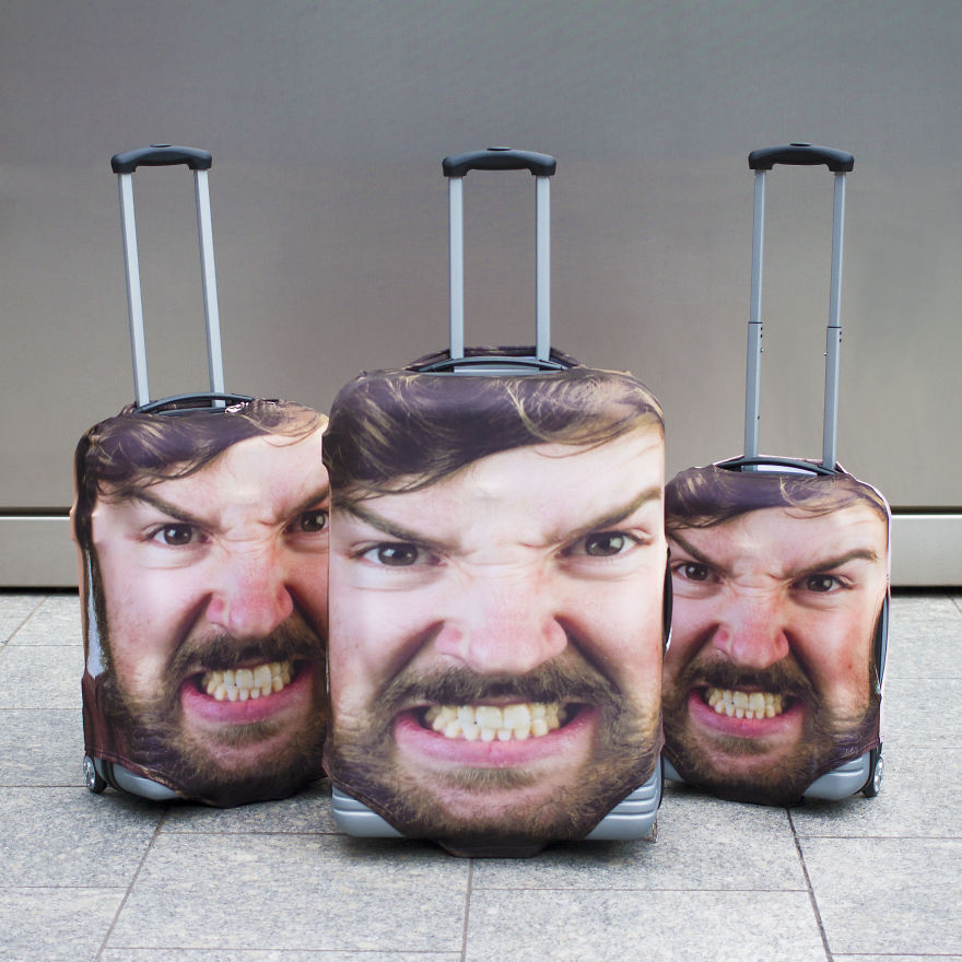 Never Lose Your Suitcase Again Thanks To These Slightly Scary Personalised Baggage Covers
