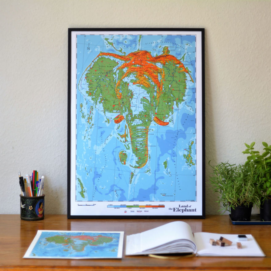 I Create Fictional Maps That Honour Nature, Animals And Extraordinary People I Create Fictional Maps That Honour Nature, Animals And Extraordinary People